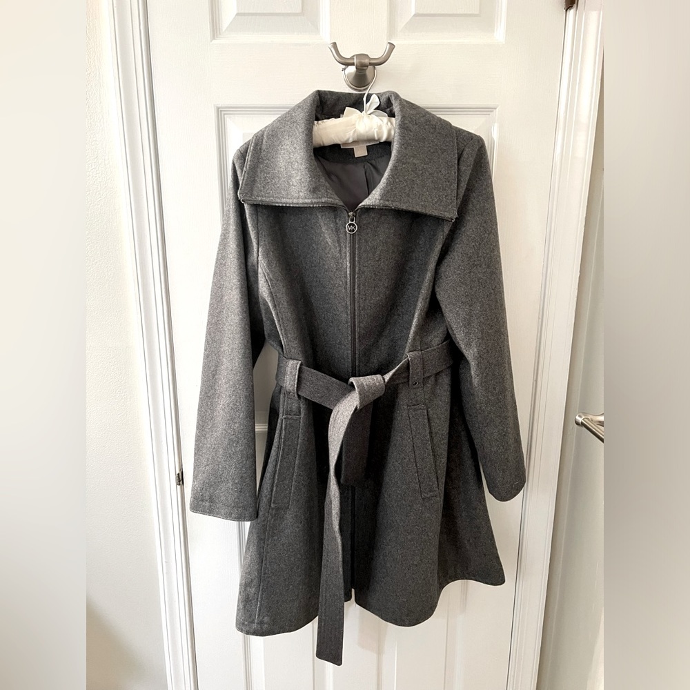 Michael Kors Women’s Peacoat with Belt